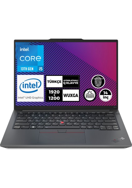 Thinkpad E14 G5 I5-13420H 40GB 1tb SSD 14" Wuxga W11P Taşınabilir Bilgisayar 21JK00KTTX 015