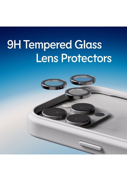Apple iPhone 16E (2 Adet) Kamera Koruma Lens Koruyucu Temperli Cam