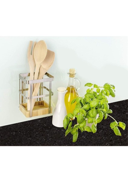 Bambu Tezgah Üstü Kaşıklık T24