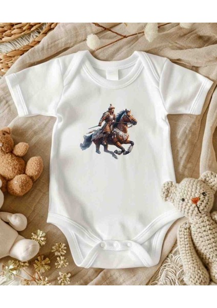 Türk Ordusu Özel Tasarım Bebek Için Hediyelik Zıbın