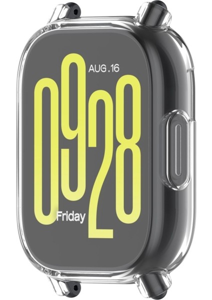 Xiaomi Redmi Watch 5 Lite Uyumlu Kasa ve Ekran Koruyucu 360 Tam Koruma Silikon Kılıf Kapak
