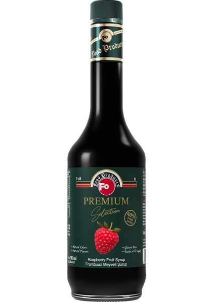 Frambuaz Meyveli Şurup - Premium 700 ml