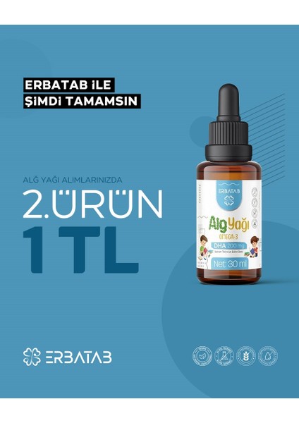 Alg Yağı Omega 3 30 ml