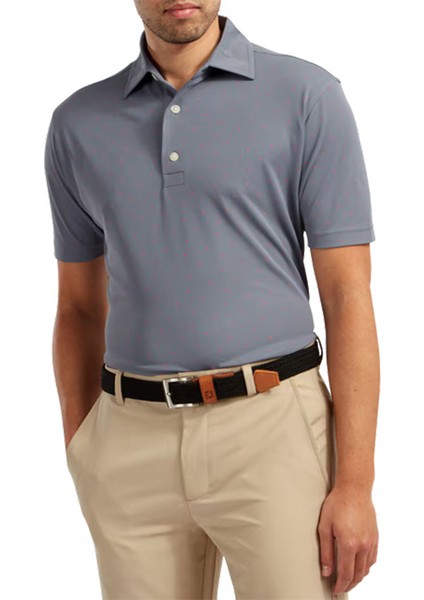 Stretch Pique Polo Yaka Golf T-Shirt Cobalt 90358