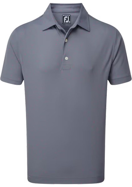 Stretch Pique Polo Yaka Golf T-Shirt Cobalt 90358