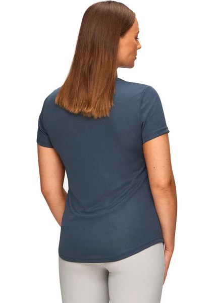 Kadın Flow Bomber T-Shirt Taş Mavi WPO20210718