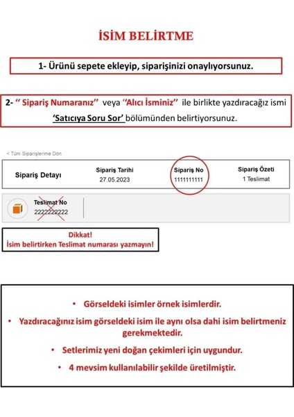 Fırfırlı %100 Pamuklu Isim Işlemeli Yastık Kılıfı