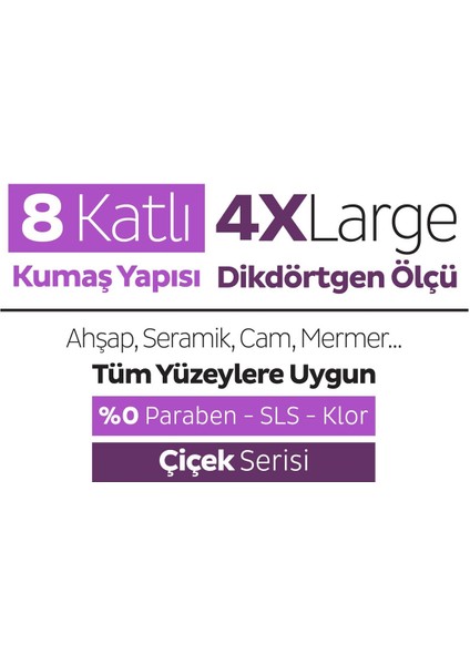 Easy Clean Orkide Bahçesi Mopa Uyumlu Yer Temizlik Havlusu&mendili 20 Yaprak fırsatları