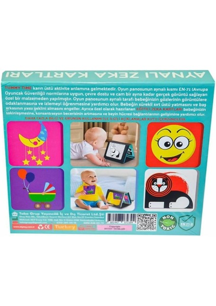 2304 Tummy Time Aynalı Zeka Kartı - Dıy Toy