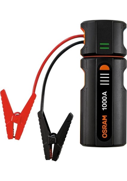 12V Akü Takviye Cihazı (Booster) (1000A) (Usb-C PD30W) (Usb-A 2.4 A Powerbank) (Led Işık)