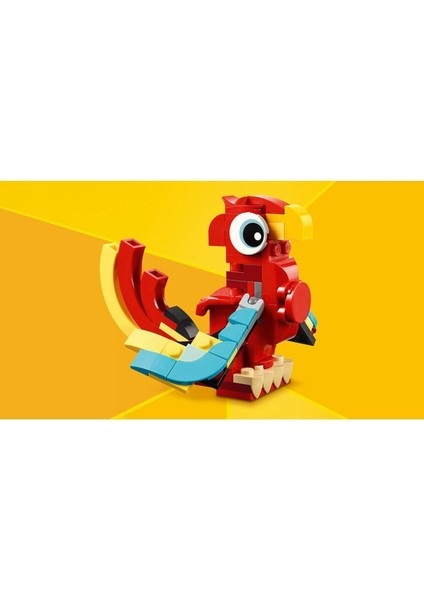 31145 LEGO Creator 3ü1 Arada Kırmızı Ejderha 149 Parça +6 Yaş
