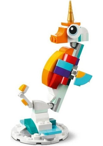 31140 LEGO Creator 3in1 - Sihirli Tek Boynuzlu At 145 Parça +7 Yaş modelleri
