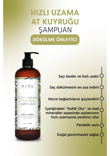 Zayıf Ve Yıpranmış Saçlar İçin At Kuyruğu Şampuan 400 ml