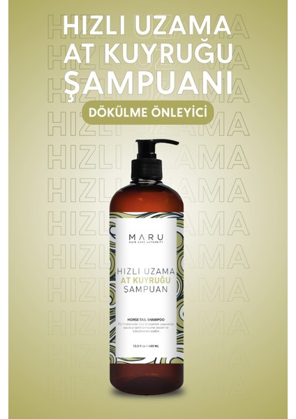 Zayıf Ve Yıpranmış Saçlar İçin At Kuyruğu Şampuan 400 ml modelleri