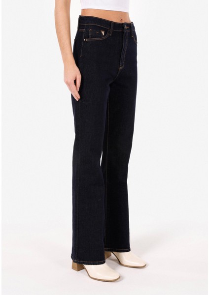 Regular Fit Kadın Indigo Jean Pantolon fırsatları