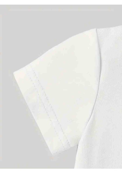 Baskılı Bisiklet Yaka Erkek ve Kız Çocuk Takımı Pamuklu T-Shirt ve Şort, Yazlık Konforlu Takım modelleri
