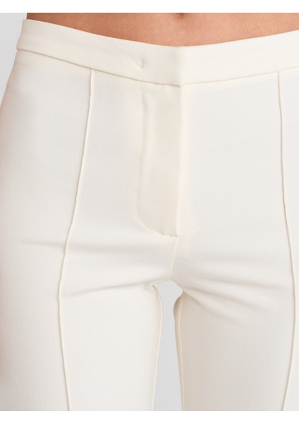 71658 Dikiş Detaylı Pantolon-Ekru modelleri