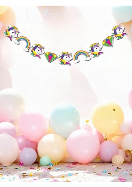 Unicorn Dekoratif Banner