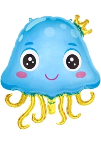 Deniz Anası Mavi Folyo Balon 24" - 60 cm