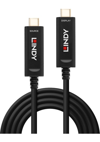 Lindy LIN-38501 5 mt USB Type C To USB Type C 21.66GBPS Video Ses Görüntü Kablosu