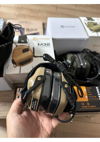 Earmor M32 Atış Kulaklığı (Yeşil Renk)