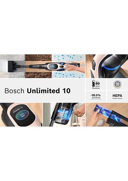 Bbs1041rba Unlimited 10 Şarjlı Süpürge