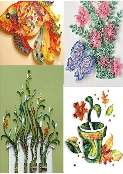 Quilling Seti 1 Paket Quilling Şablonu 10MM 50CM Quilling Kağıdı Cımbız Tutkal Yapıştırıcı Kağıt Kıvırma Kalemi Iğne indirimleri