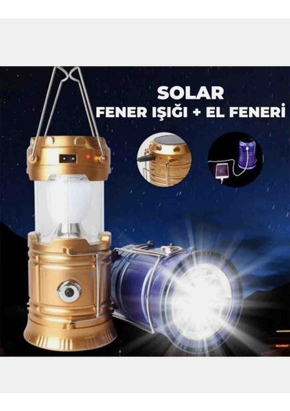 Güneş Enerjili Powerbank Özellikli Deprem Çadır Doğa Feneri Lambası fiyatları