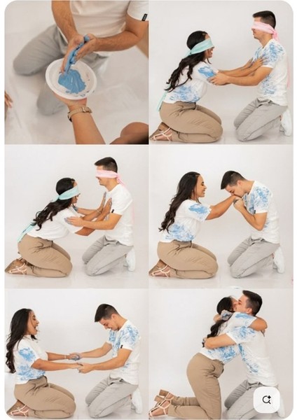 Pembe Cinsiyet Belirleme Parmak Boyası 1 Adet 500 ml Kız Cinsiyet Açıklama Boyası Yıkanabilir Zararsız modelleri