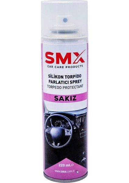 Silikon Torpido Parlatıcı Sprey 220 Ml. (Sakız)