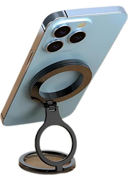 Ultra Güçlü Manyetik Açı Yükseklik Ayarlı Masaüstü Telefon Standı Telefon Arkası Yüzük Tutucu
