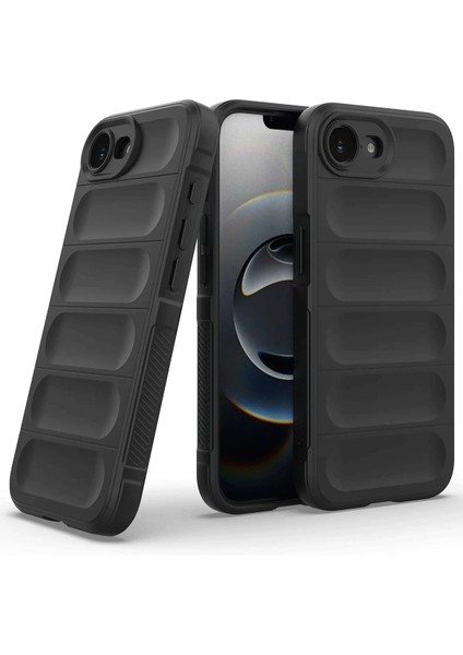Apple iPhone 16E Kılıf Optimum Silikon - Siyah Gnzrz