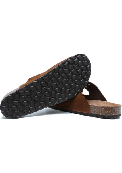 K14942 Kifidis Soft Step Erkek Çift Bantlı Mantar Terlik 41-46 modelleri