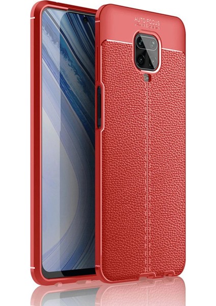Xiaomi Redmi Note 9 Pro Kılıf Auto Focus Kapak - Kırmızı Gnzrz