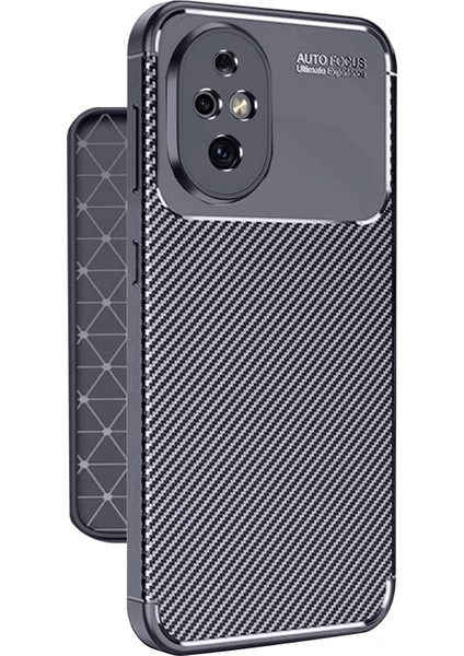 Honor 200 Kılıf Auto Focus Karbon Kapak - Lacivert Gnzrz