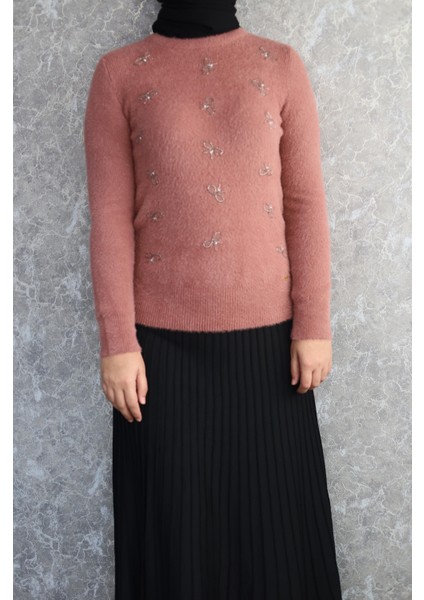 Fiyonk Taşlı Triko Kazak fiyatları