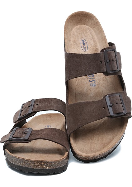 K14942 Kifidis Soft Step Erkek Çift Bantlı Mantar Terlik 41-46 fiyatları