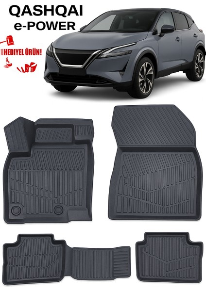 Nissan Qasqai E-Power 2022 Sonrası 4d Havuzlu Paspas