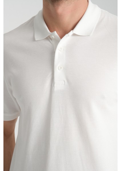 2127 King Erkek Ekru %100 Pamuk Regular Fit Polo Yaka Pike Tişört fiyatları