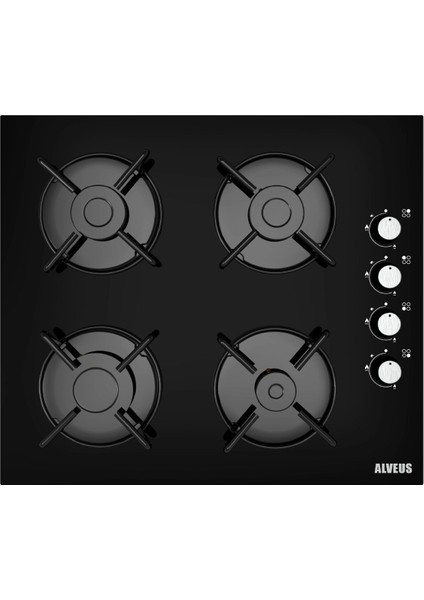 Siyah 3lü Ankastre SET(GLS640-MFA604-F17)