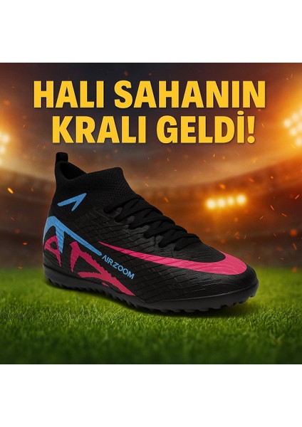 600 Siyah Lila Çoraplı Halı Saha Ayakkabısı fiyatları