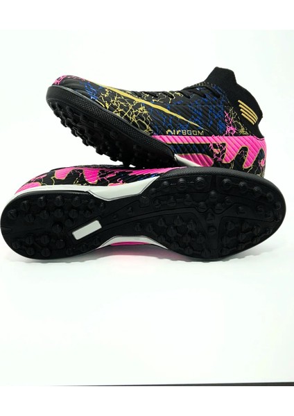 600 Siyah Lila Çoraplı Halı Saha Ayakkabısı indirimleri