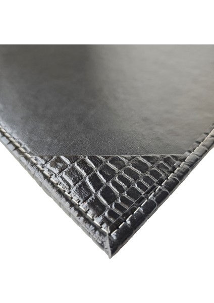 Premium Termo Deri Masaüstü Sümen Siyah | 34,5 x 48,5 cm Geniş Ofis Masa Altlığı | Kaymaz Tabanlı, Lüks El Dikişli Yazı Yüzeyi | Profesyonel Ofis ve Hediye Kullanımı İçin İdeal | Ankara Menü fiyatları