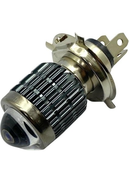 12V-24V H4 LED Ampul 43T Hs1 Mercekli (Beyaz-Sarı) (12V-48V) Motosiklet fiyatları