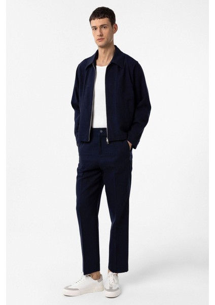 Lacivert Straight Fit Erkek Pantolon modelleri