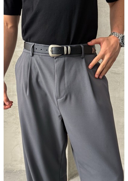 Erkek Pileli Ekstra Baggy Kalıp Kumaş Pantolon indirimleri