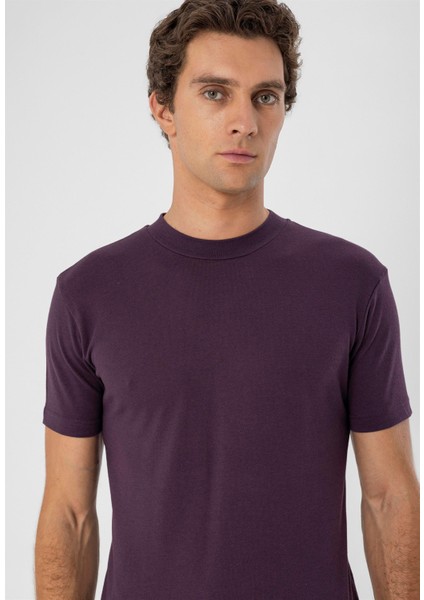 Mürdüm Bisiklet Yaka Slim Fit T-Shirt indirimleri