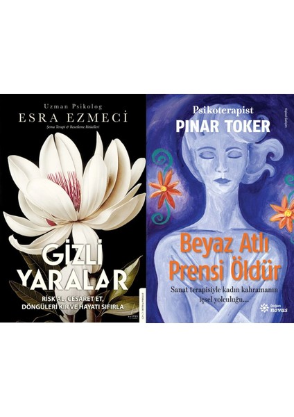 Gizli Yaralar Esra Ezmeci + Beyaz Atlı Prensi Öldür 2 Kitap Set