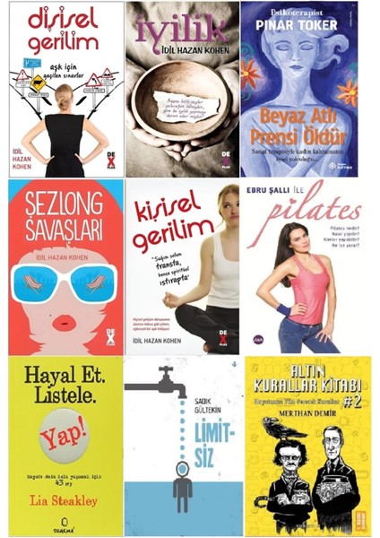 Kadınlara Özel Kişisel Gelişim Seti Tam 9 Kitap 2.set