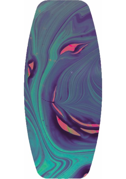 Ahşap Baskılı Denge Tahtası Rocket Balance Board Rocket Gym Board